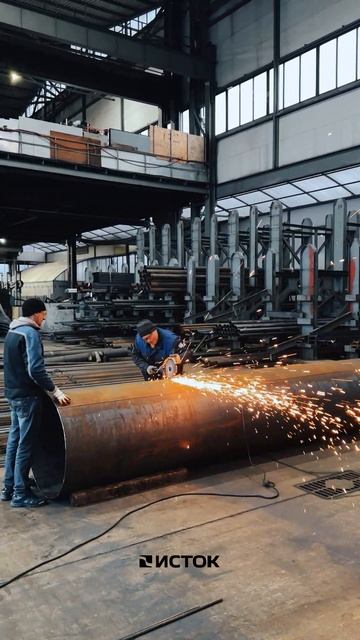 Резка трубы большого сечения — старт производства промышленных ёмкостей. Точность, опыт и контроль.