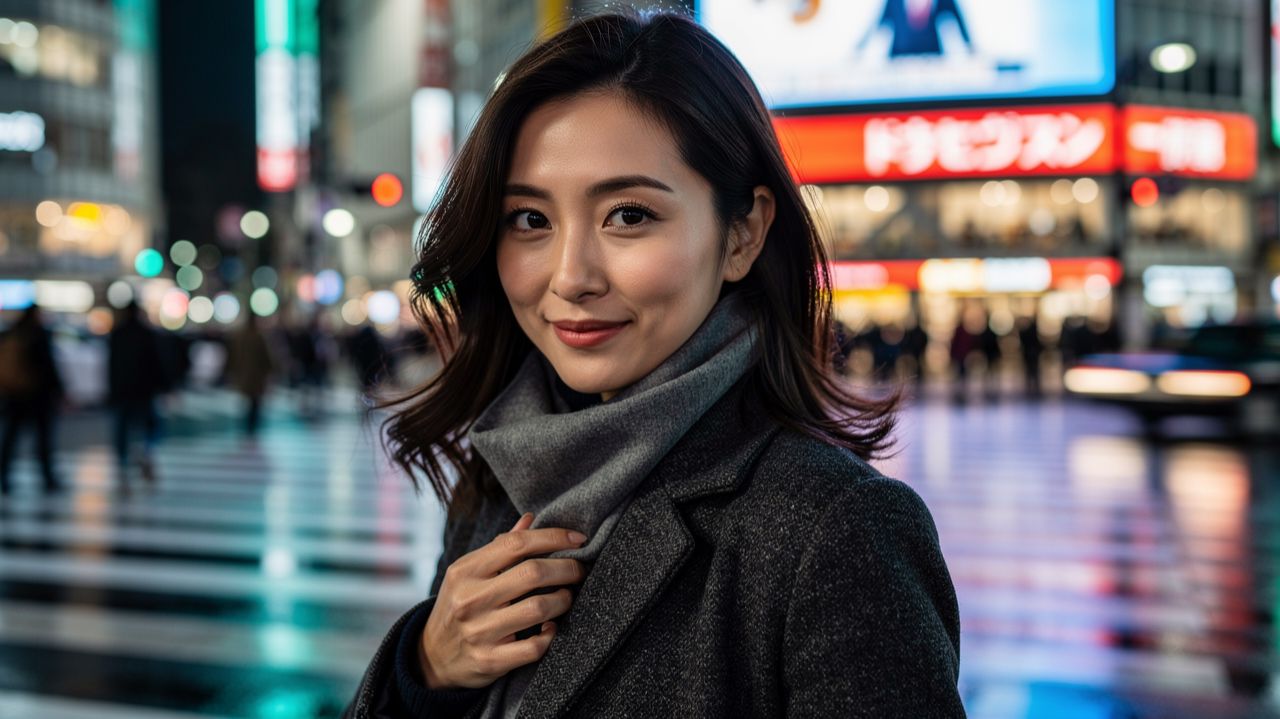 Ночная Сибуя огни Токио и живая прогулка по городу 🌃 смотреть онлайн