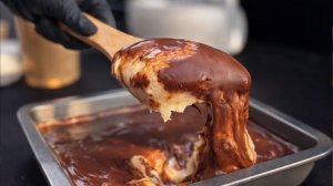 Шоколадно-миндальный десерт без выпечки — справится даже новичок 🍫