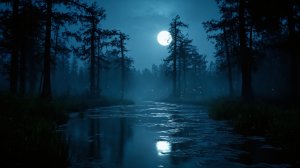 🌙 Ночные звуки болота — Лягушки, сверчки и ночная атмосфера для расслабления и сна