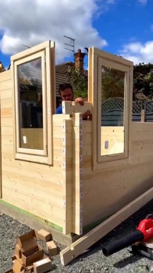 Каким образом можно быстро возвести дачный дом.