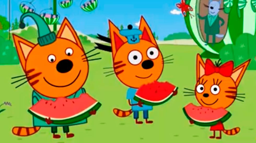 ТРИ КОТА РАСКРАСКА ДЛЯ ДЕТЕЙ - МУЛЬТИК ТРИ КОТА смотреть онлайн