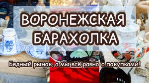 ВОРОНЕЖСКАЯ БАРАХОЛКА| БЕДНЫЙ РЫНОК, А МЫ ВСЁ РАВНО С ПОКУПКАМИ!🛍️