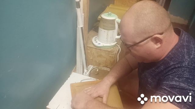 делаю свою вощину из своего воска)