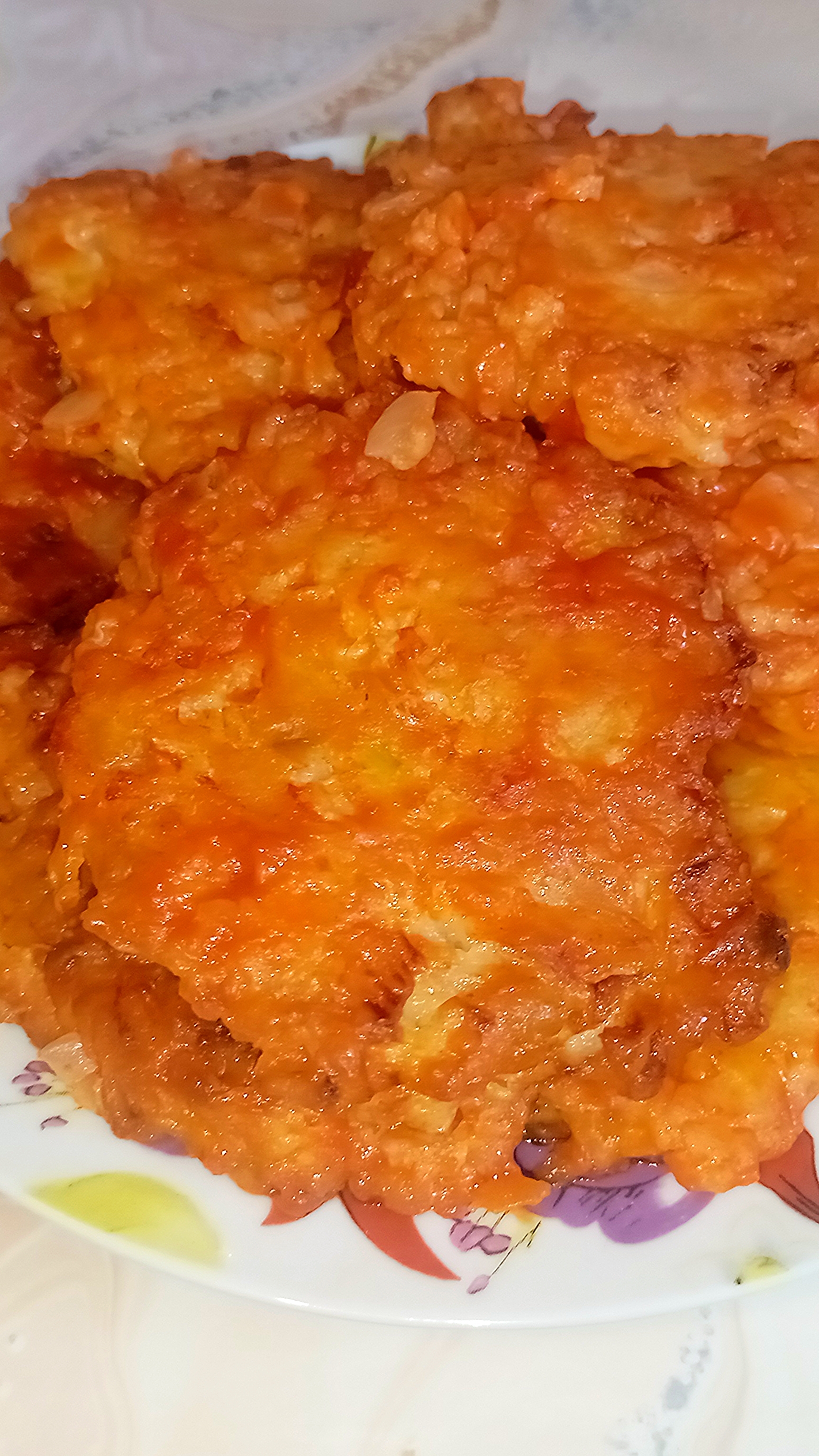 Луковые оладьи в томатном соке#еда#кулинария#рецепты#вкусно#готовимдома