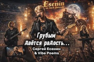 Грубым даётся радость… Сергей Есенин & Vibe Poems