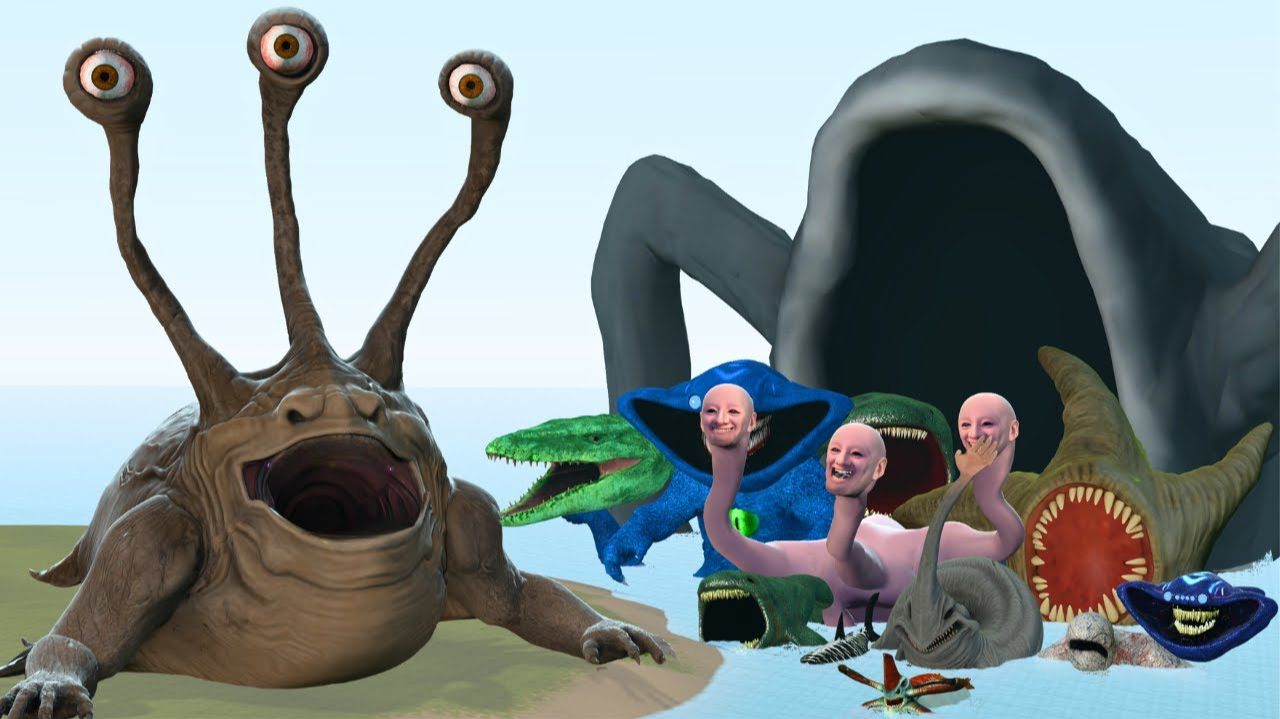 Новое Морское Чудовище Против Всех Морских Чудовищ В Garrys Mod смотреть онлайн