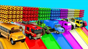 Мультфильмы для малышей и детей про машинки с весёлыми песенками для детей и малышей