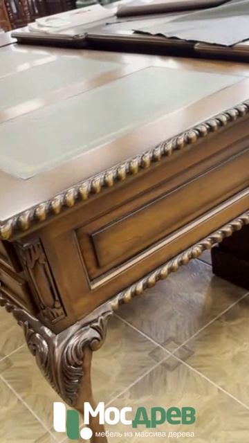 Письменный стол 140 MSU.106 BROWN Indonesia Furniture из Индонезии mosdrev.com