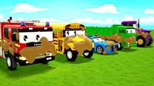 Классные мультяшки для детей и малышей про весёлые машинки с забавными песенками для малышей и детей