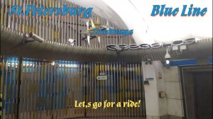 536+@metro St.Petersburg, Blue Line, Zvezdnaya - interior view, arrival and departure of the train
