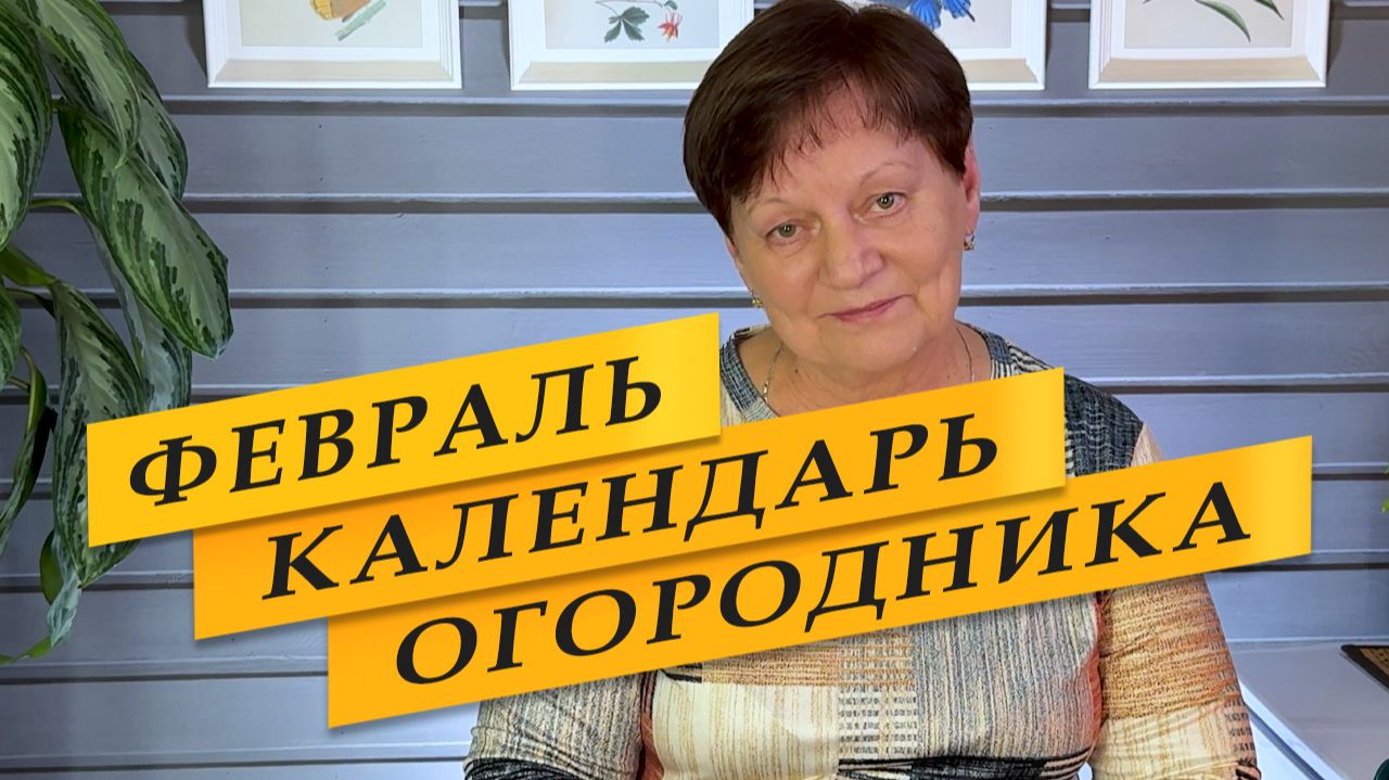 Календарь огородника на Февраль 2026 смотреть онлайн