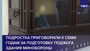 Подростка приговорили к семи годам за подготовку поджога здания Минобороны