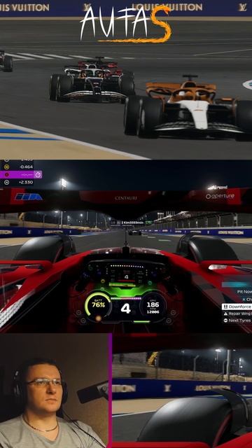 На последнем круге отыграл две позиции