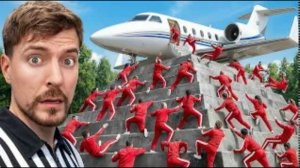 100 Пилотов Борются За Частный Самолёт! MrBeast