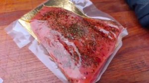 Филе форели с укропом и перцем