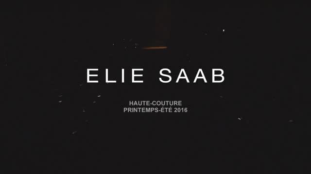 Показ женской коллекции Elie Saab весна-лето 2016