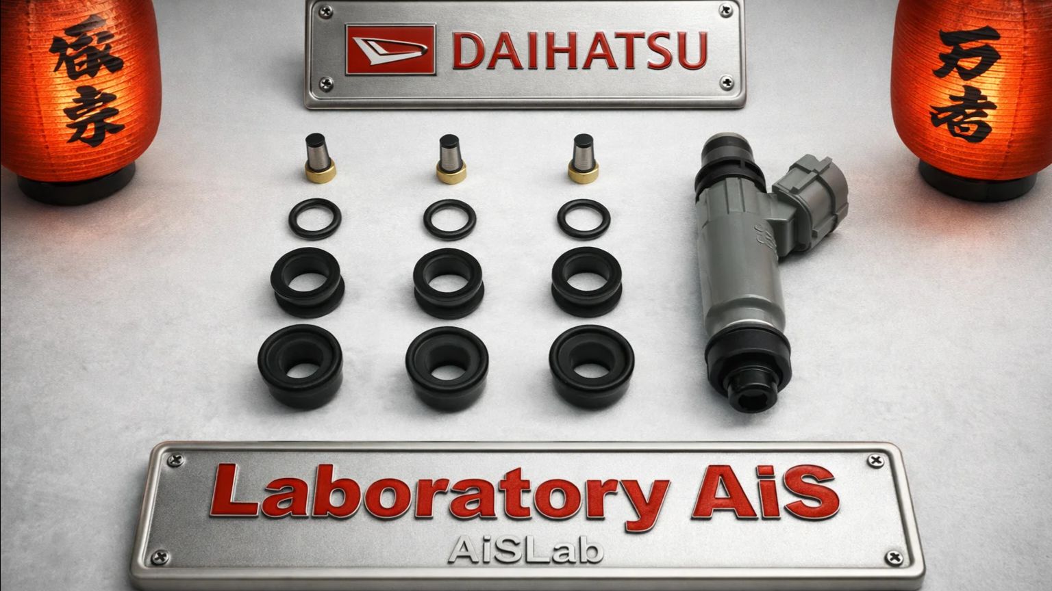 Ремкомплект на 3 инжектора D-002, DAIHATSU Terios, Storia, EFDEM, EJDE,.mp4