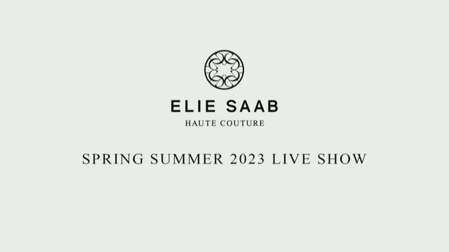 Показ женской коллекции Elie Saab «A Golden Dawn»  весна-лето 2023