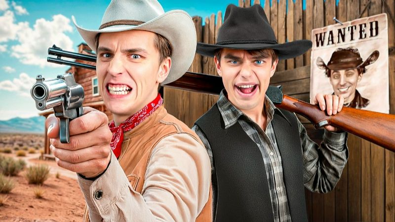 СТАЛИ КОВБОЯМИ НА 24 ЧАСА! А4 смотреть онлайн