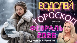 ♒Водолей - гороскоп на Февраль 2026 года. От Юлии Капур