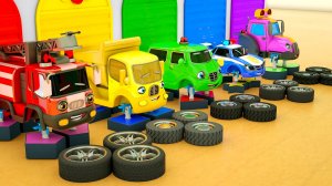Мультяшки про весёлые машинки для малышей и детей с забавными песенками для детей и малышей