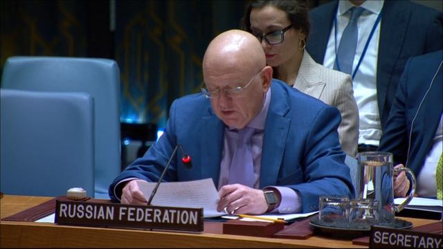Выступление Постоянного представителя В.А.Небензи на заседании СБ ООН по ситуации в Сирии смотреть онлайн