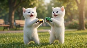 Котики - белое семейство