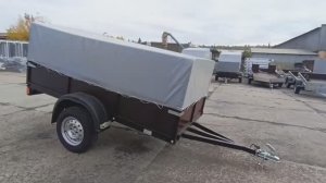 Прицеп «Дачник Бюджет 2.4» с тентом 500мм.