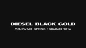 Показ мужской коллекции Diesel Black Gold весна-лето 2016