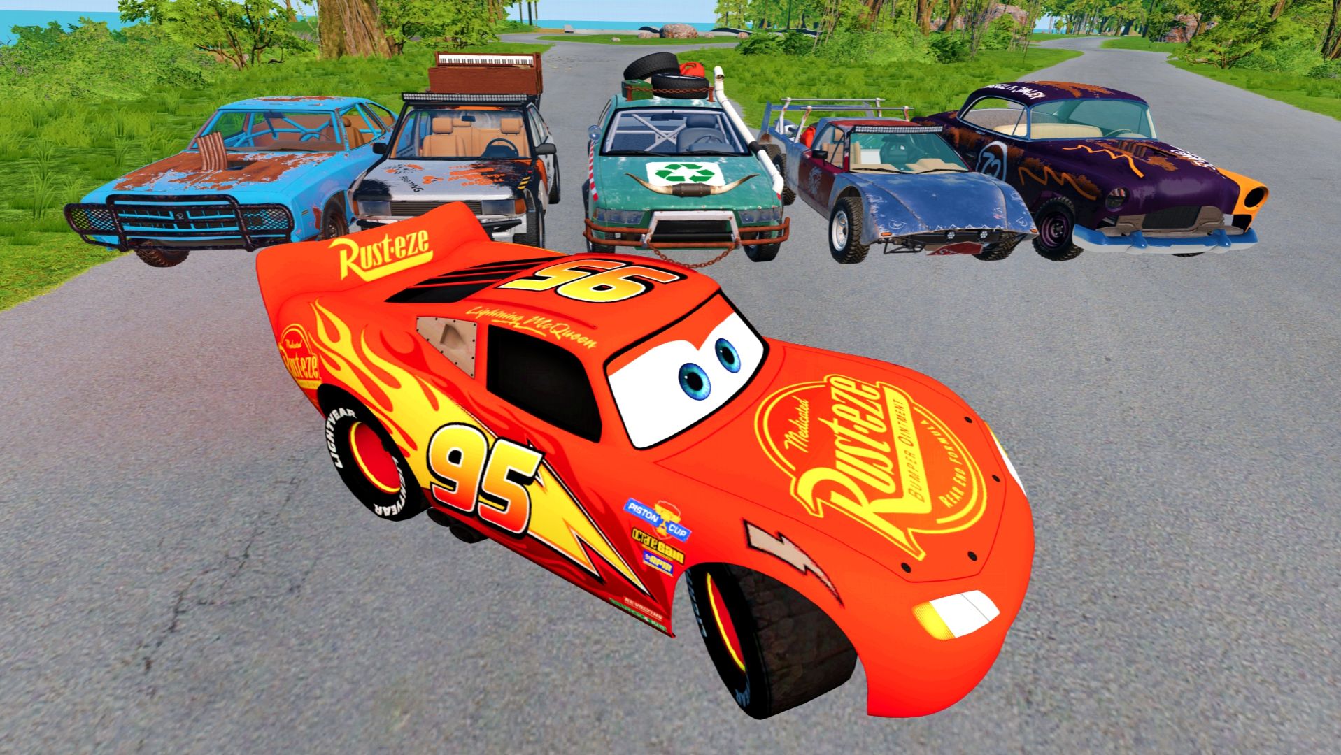 МУЛЬТИКИ ПРО МАШИНКИ: гонка к краю — кувырки в воздухе и грандиозные финалы на горе! смотреть онлайн