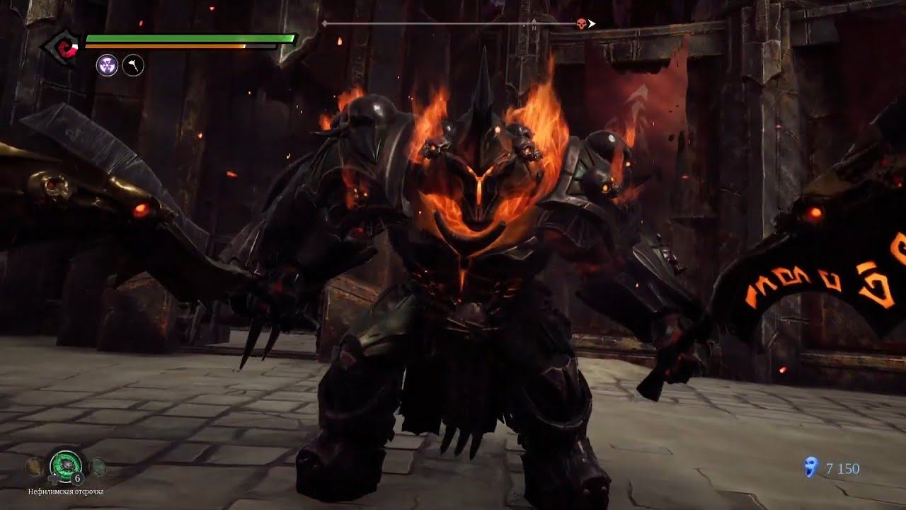 Прохождение игры Darksiders III #18 Седьмой босс Гнев (без комментариев)