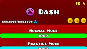 Прохожу Dash с первой попытки на 3 монетки🙃