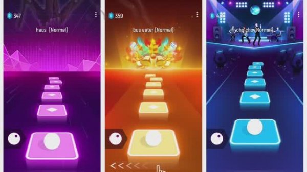 Haus Head🏚️ vs Bus Eater🚌 vs Cho Cho Charles🚈   Tiles Hop EDM Rush