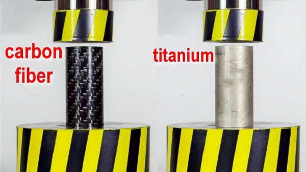 HYDRAULIC PRESS AGAINST DURABLE MATERIALS