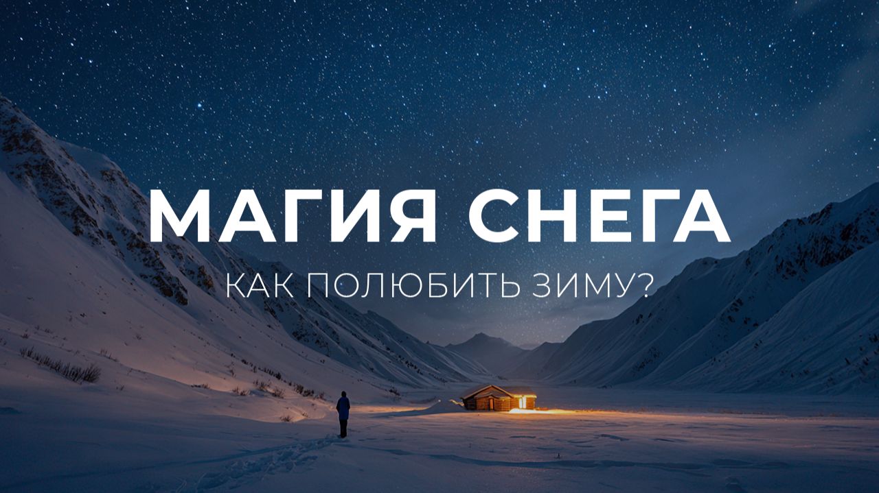 Почему снег кажется таким волшебным? Психология Белого безмолвия