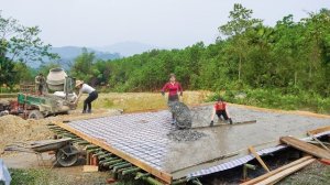 Строю дом мечты. Бетонный пол с твердым железным сердечником. Серия 2. Ли Фук