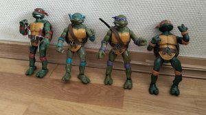 обзор на мою коллекцию черепашек-ниндзя Стрим