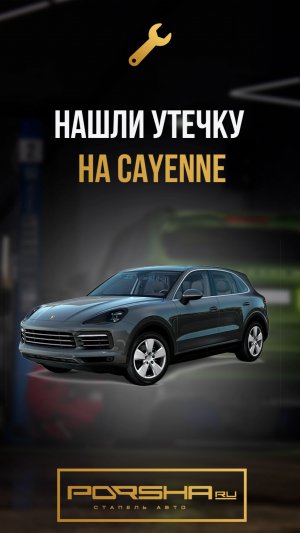 Нашли утечку на Cayenne
