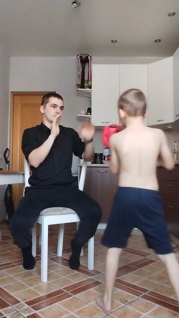 Отработка прямых ударов