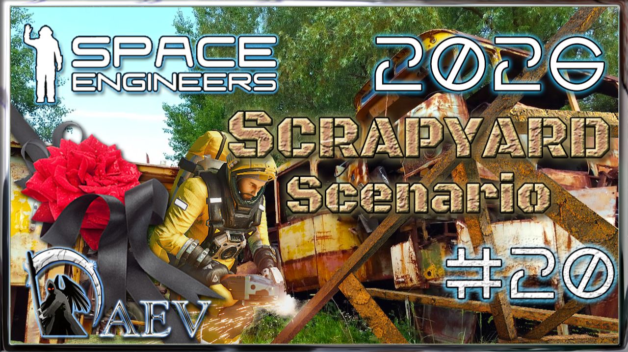 Space Engineers🪐 №20 Scrapyard 2026 🚧Сценарий Свалка! На турель! смотреть онлайн