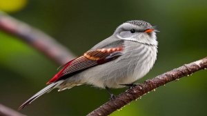 Звук природы. Птицы. Пение птицы Кукша в хвойном лесу