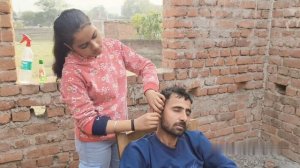 УЛИЧНЫЙ ПАРИКМАХЕР,!!! МАССАЖ ГОЛОВЫ ДЛЯ РАССЛАБЛЕНИЯ УМА.