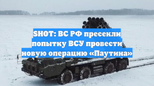 SHOT: ВС РФ пресекли попытку ВСУ провести новую операцию «Паутина»