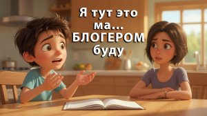 Сын Поставил Перед Фактом Родителей - "Я СТАНУ БЛОГЕРОМ"