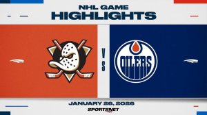 27.01.2026 | ОБЗОР МАТЧА | Эдмонтон Ойлерз - Анахайм Дакс | Highlights