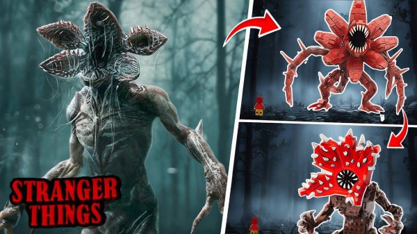 Лего «Очень странные дела 5» я собрал Демогоргона за 100 дней. Хардкорный эволюционировавший монстр