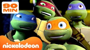 Черепашки-ниндзя | 90 минут самых добрых моментов Черепашек‑ниндзя! | Nickelodeon Cyrillic