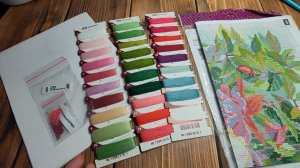 Январский старты. Вышивка крестом.