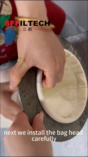 Установка фильтрующего мешка на опорную пластину – обеспечение идеальной подгонки и герметичности